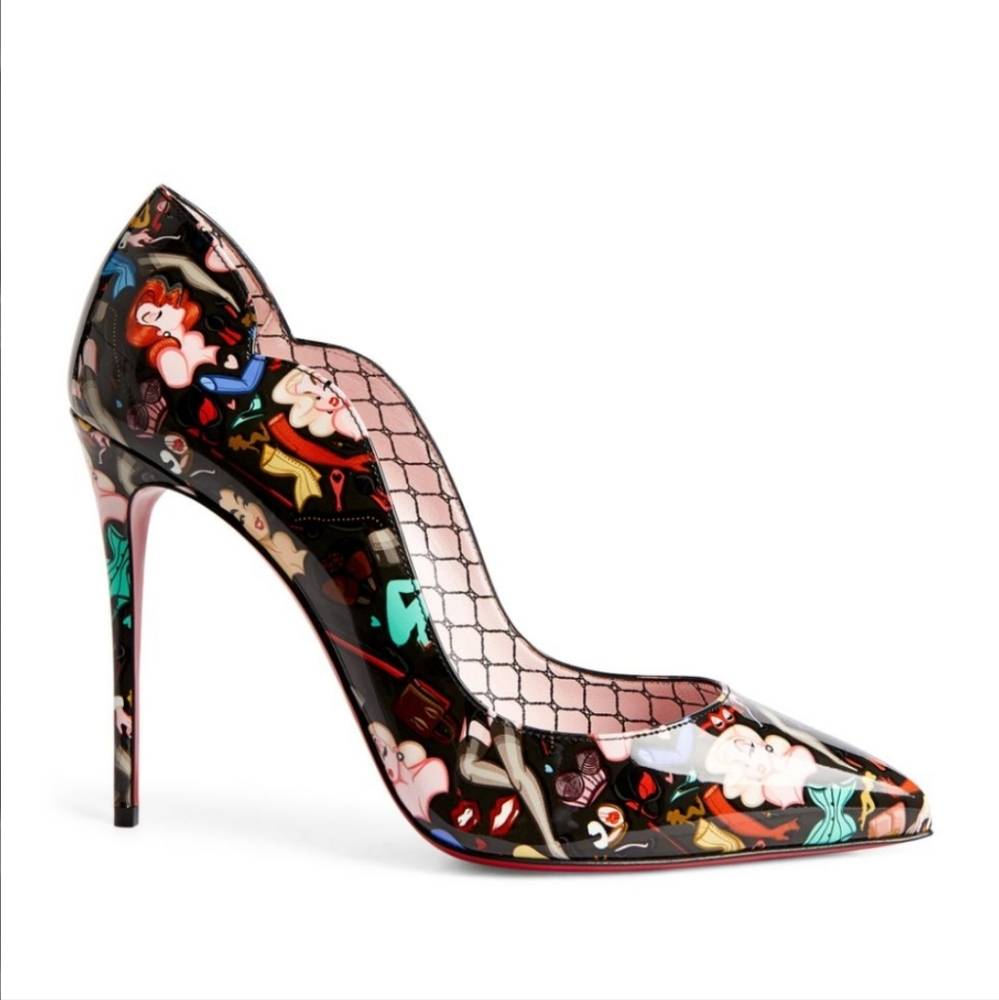 Christian Louboutin Hot Chick 100 Patent Leather Pump - Brand New